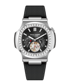 Black Strap, Black Dial, Diamond Bezel,44MM RGA20S7-D-YBBL