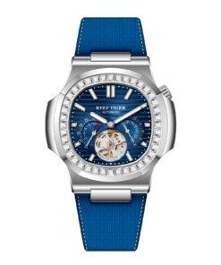 Blue Strap, Blue Dial, Diamond Bezel,44MM RGA20S7-D-YLLL